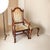 Vintage Carved Oak Armchair & Matching Ottoman Set For Sale - Image 10 of 12