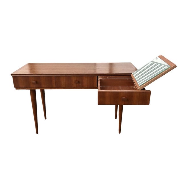 Modern Teak Console from Gaston Poisson For Sale - Image 3 of 17