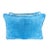 Baroque Pair of Custom Fortuny Textile Pillows in Blue With Velvet Backs For Sale - Image 3 of 3