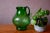Large Jug in Spiral Green Glass For Sale - Image 9 of 9
