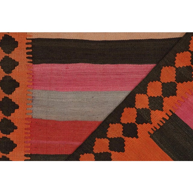 Textile 1950s Vintage Northwest Persian Kilim With Multicolor Stripes, From Rug & Kilim For Sale - Image 7 of 8