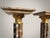 Marble and Brass Columns, Set of 2 For Sale - Image 4 of 5