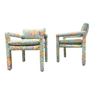 Vtg Milo Baughman for Thayer Coggin Parsons Club Chairs- A For Sale