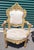 Gold Mid 20th Century A Pair of Oversized Gilt Wood Rococo French Armchairs For Sale - Image 8 of 13