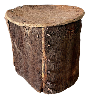Artisan Cork Side Table, Portugal, Early 20th Century