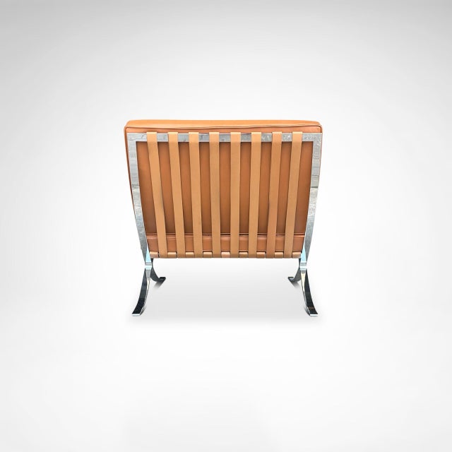 Barcelona MR90 Lounge Chair by Mies Van Der Rohe for Knoll, 2000s For Sale - Image 9 of 10