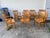 Mid-Century Modern Vintage Mid Century Modern Jasper Seating Co Furniture Bankers Golden Oak Chair Set of 7 For Sale - Image 3 of 12