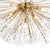 Regina Andrew Poppy Glass Semi Flush Mount in Clear For Sale - Image 4 of 6