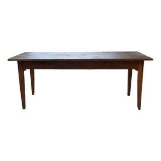 Farmhouse Table in Oak with Spindle Legs, 1950s For Sale