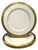 Vintage Lenox Lowell P-67 Gold Stamp Gold Encrusted Salad Plates – Set of 4 – Made in USA Elevate your table setting with...
