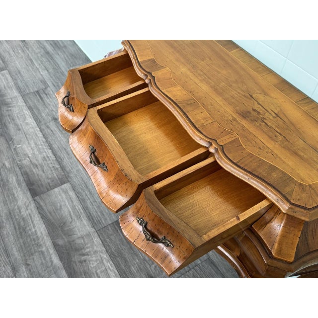 Baroque-Style Console Table with Six Drawers, 1950s For Sale - Image 17 of 18