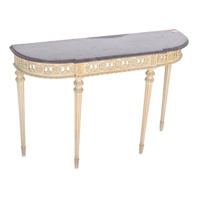 French Credenza with Marble Top For Sale