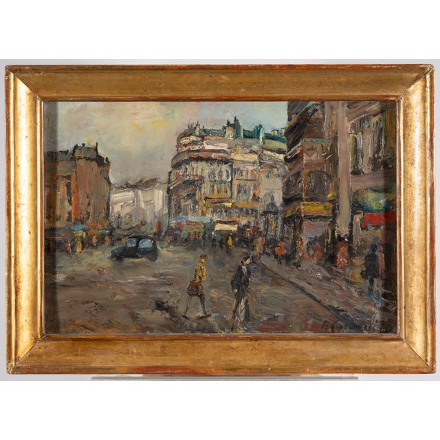 Adolfo Carducci, Paris Street Scene, Oil Painting For Sale - Image 9 of 15