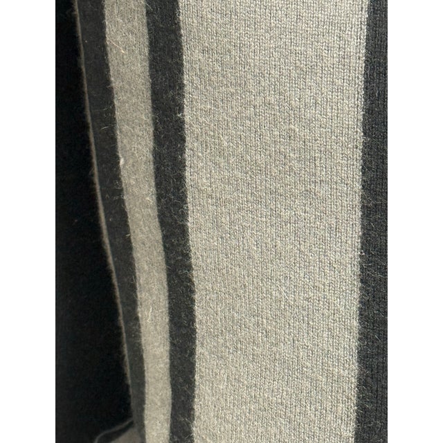 Eastern Accents Black + Stripe Strip Pillows, Pair For Sale - Image 10 of 12