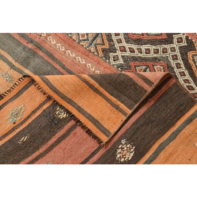 Handmade Kilim Rug For Sale - Image 9 of 11
