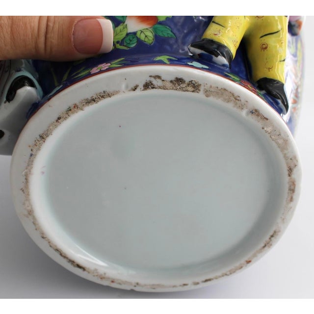 Gorgeous Chinese Porcelain Fertility Vase, Large 14", Early 20th Century For Sale - Image 11 of 13