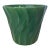 Vintage Bauer Pottery Swirl #6 Green Planter, Los Angeles For Sale