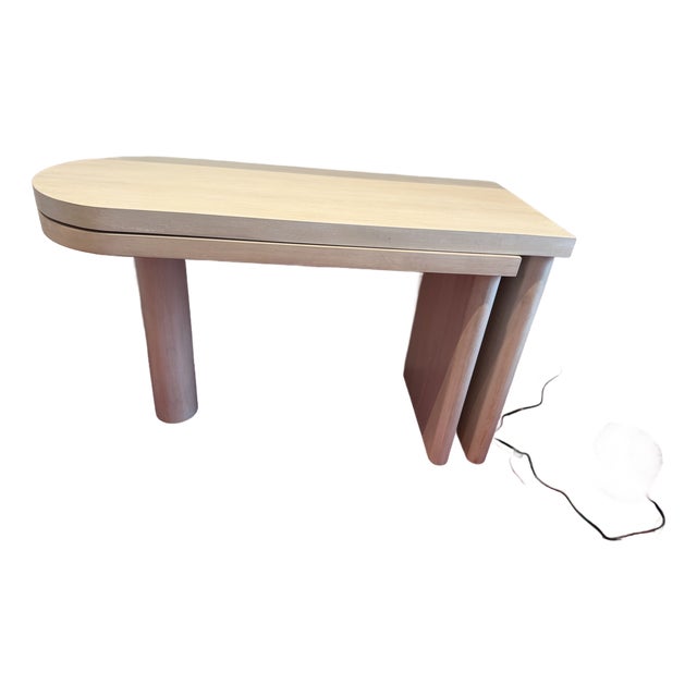 Pottery Barn Cayman L-Shape Rotating Desk 50" For Sale