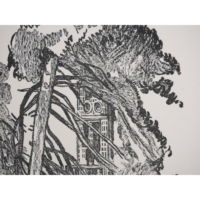 Mathurin Meheut, Brittany, Arrival at the Sanctuary (Black), Engraving For Sale - Image 3 of 9
