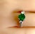 Metal Gia Certified Colombian Emerald Diamond 2.85 Carat 18 Karat Gold Cocktail Ring, Size 6.5 For Sale - Image 7 of 8