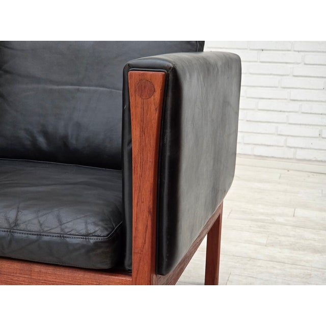 1960s Vintage Danish Sofa by H.J.Wegner for Carl Hansen & Søn, 1960s For Sale - Image 5 of 18