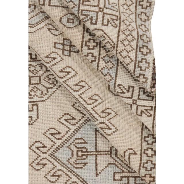 Turkish Vintage Turkish Oushak Area Rug 5ft X 6ft 8in For Sale - Image 3 of 7