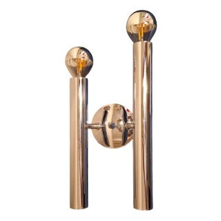 Vintage Italian Wall Lamp by Gaetano Sciolari, 1970s For Sale
