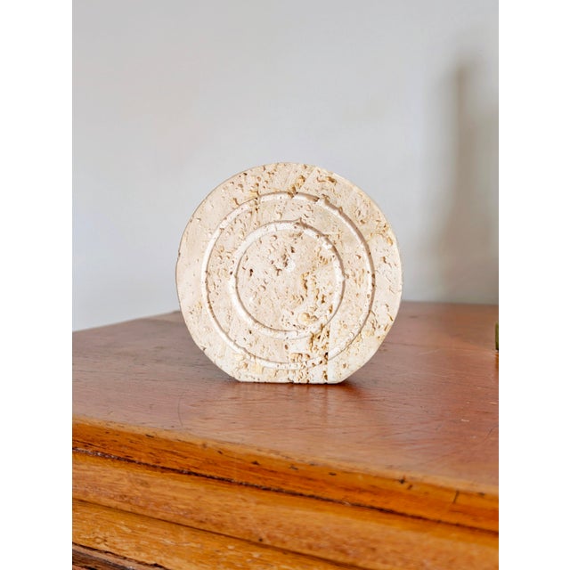 Vintage Travertine Bud Vase from Fratelli Mannelli, 1970s For Sale - Image 11 of 11