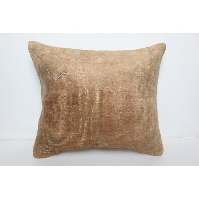 Handmade Dcorative Oushak Rug Pillow Cover -18'' X 16'' For Sale - Image 9 of 11