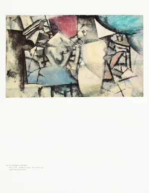1990 After Fernand Leger "The Lying Woman", Full-Color Parisian Print