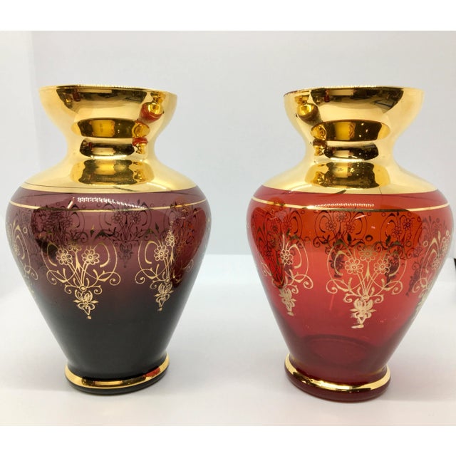 Bohemian Style Vases - Set of 4 For Sale - Image 4 of 6