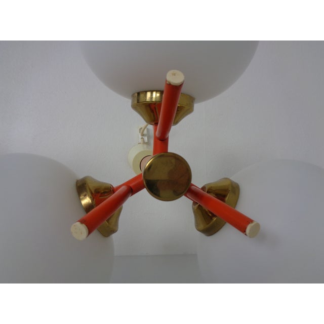 Space Age Sputnik Ceiling Lamps with Glasses by Richard Essig, Germany, 1970s, Set of 2 For Sale - Image 18 of 18