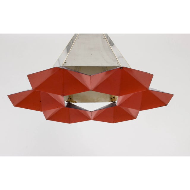Metal Pendant Lamp, 1960s For Sale - Image 4 of 8