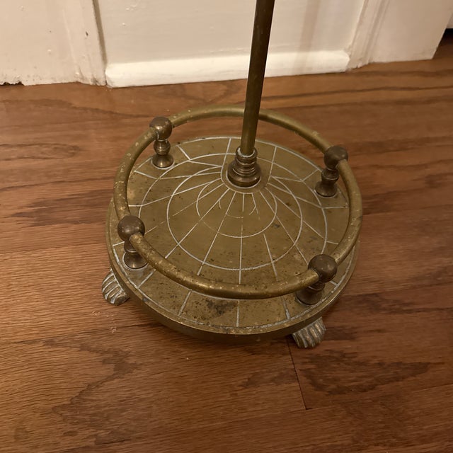 Late 19th Century Brass Georgian Style Umbrella Stand For Sale - Image 4 of 6