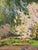 1960s Alfejs Bromults, Apple Tree Blooming, 1969, Oil on Cardboard For Sale - Image 5 of 6