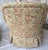 Textile Vintage Ethan Allen Tapestry Club Chair and Matching Ottoman For Sale - Image 7 of 12