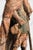 Wonderful Continental Polychrome Antique 18th Century Carved Wood Statue Sculpture Warrior Man Old World European Decor For Sale In New York - Image 6 of 16