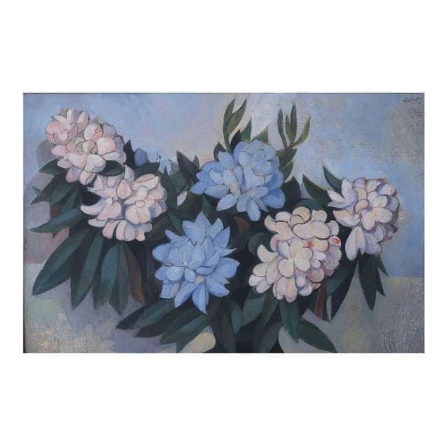 Robert Lee, Still Life Composition, 1947, Oil Painting on Canvas For Sale - Image 7 of 7