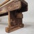 Mid-Century Modern Pine Bench with Backrest, 1950s For Sale - Image 3 of 18