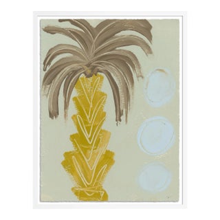 Mirasol Palm Study II by Haley Mathewes in White Frame, Small Art Print For Sale