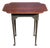 Vintage Queen Anne Style Eldred Wheeler Cherry Side Table With Scalloped Top For Sale
