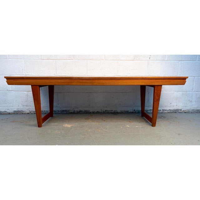 Mid 20th Century Mid-Century Danish Teak Extending Coffee Table For Sale - Image 4 of 12