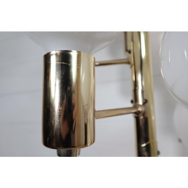 Vintage Pair of Waterfall Robert Sonneman Style Table Lamp Space Age Mid Century Modern Atomic Retro Hollywood Regency 70's 80's For Sale - Image 13 of 15