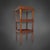 Biedermeier Tiered Serving Tray in Wild Cherry Wood, Germany, 1825 For Sale - Image 3 of 9