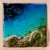 This artwork captures an aerial view of a vibrant ocean, where layered tinted resin creates a dynamic interplay of deep...