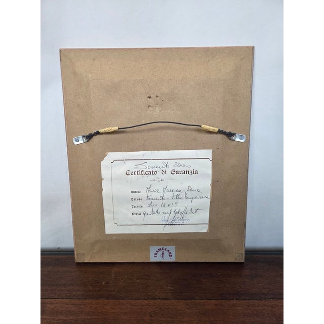 Late 20th Century Italian Mario Maresca Serra (b.1912-1991) Impasto Oil Painting on Board For Sale - Image 9 of 10