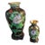 1980s Chinese Cloisonne Vases - Set of 2 For Sale
