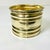 Metal Mid-Century Boho Chic Hollywood Regency Small Brass Round Planter For Sale - Image 7 of 8