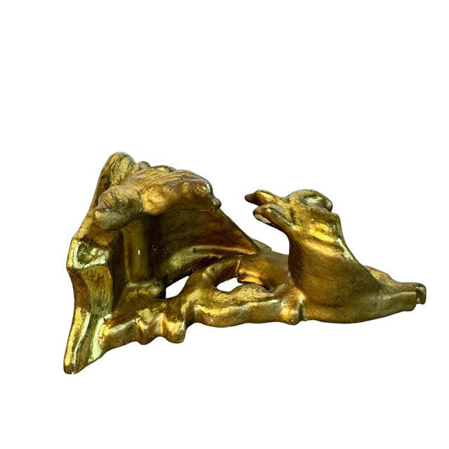 1950s 1950s Italian Rococo Style Carved Giltwood Wall Bracket Shelf With Scrollwork For Sale - Image 5 of 9