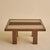 A 1970s coffee table in the manner of Italian architect Ettore Sottsass. Mirrored panels flank a central grid inset,...